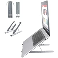 Los mejores  - Soporte Portátil Mesa 6 Ángulos Ajustables- Plástico ABS+silicona+aleación de aluminio- Soporte Ordenador Ventilado…